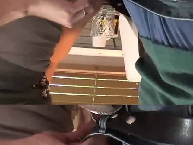 Black guy with glasses and blond woman love fucky-fucky on