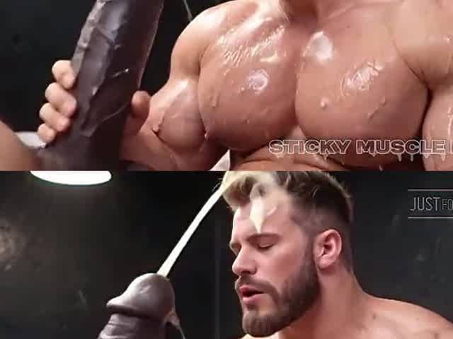 Sticky Muscle Studs Day 59 Preview, AI-Generated Muscle Boyz, Large Knobs, Large Cum Loads