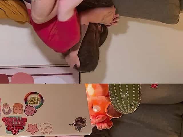 Transwoman screws Cheating Wife sexy giving a kiss sex tape