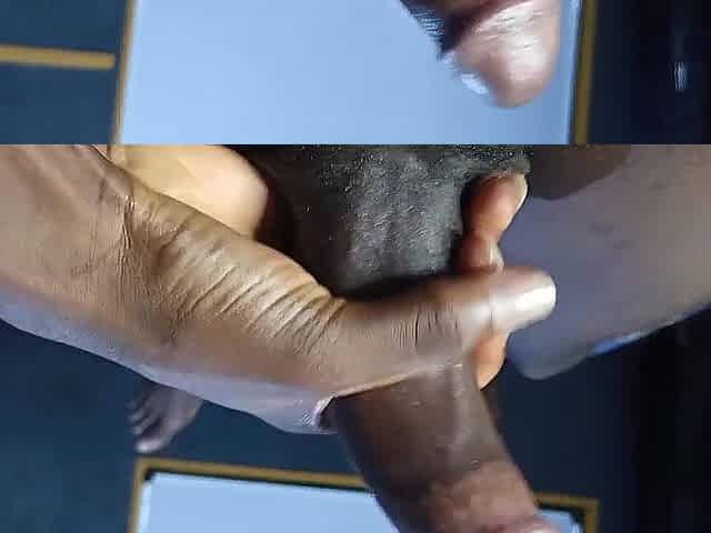 Hot Solo black ebony stud desire u jumping on his ramrod so bad