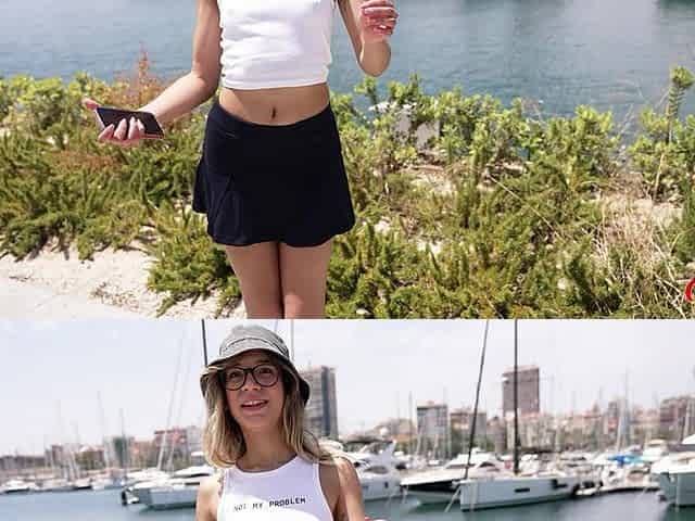 German Scout - Small Tits Slim Teen Megan Love Pick up for Casting Fuck