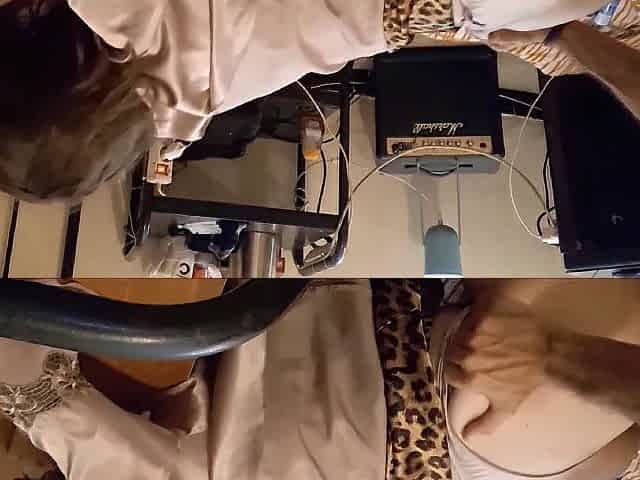 866 - Salope Amateur, String, Robe, Ensemble Rose en Satin, Levrette, Pipe, POV, Lechage de Cul