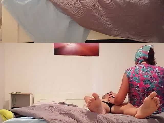 Sex with a hotel cleaning lady with a sexy body in the hotel