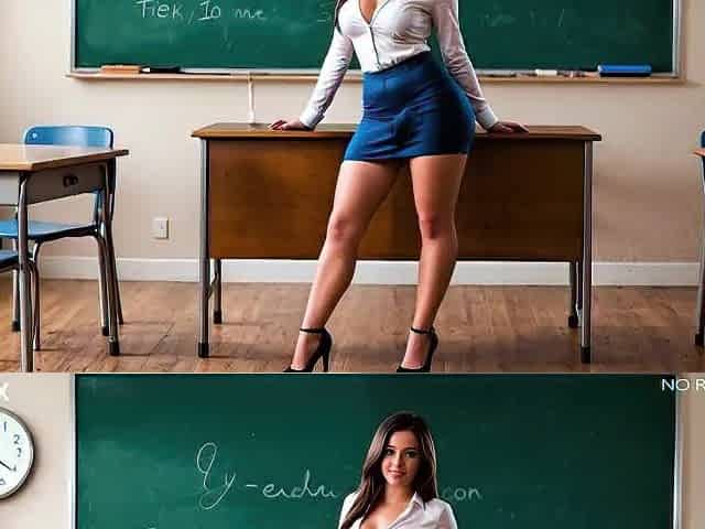 Shemale hentai Teacher Screw after Classes - Ai Generated