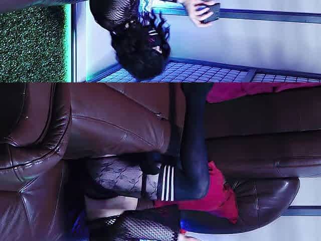 Femboy taking pics herself and discovered enjoyment and sex tool also -_^