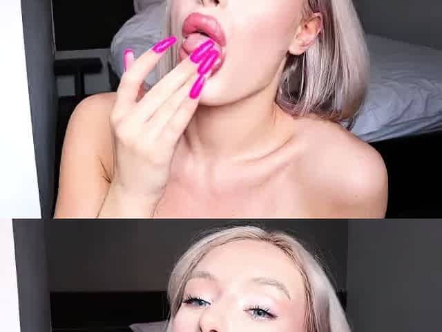 Desire Blonde - Jerk Off For Me While Im Fucking My Mouth