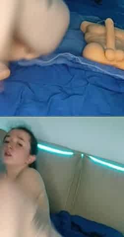 Masturbating Solo with Vibrator