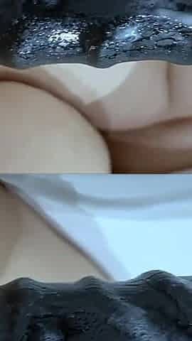 Sex Machine Going in so Deep and I Cover It in My White Pussy Cream