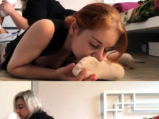 Jana Cova and Carmen Lesbian Foot Fetish