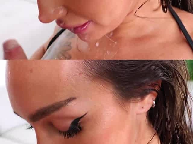 Sisi Rose Gets Oiled Up And Creampied