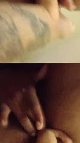 Black Girl Plays with Her Ass and Pussy and Farts While Being Fingered by Husband and Can't Help but to Piss Everywhere