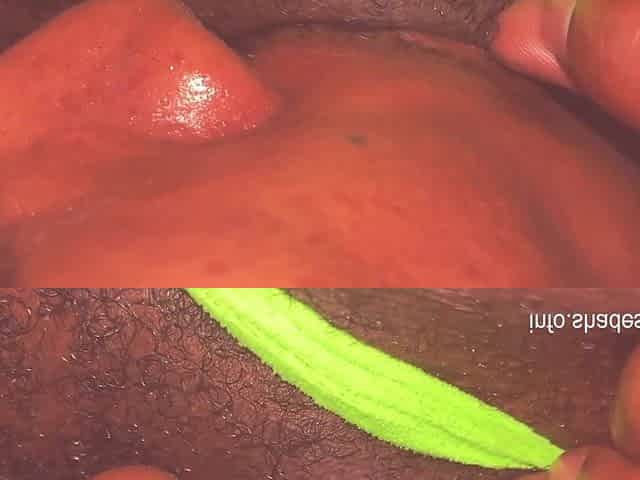 Black Twat Eating for 5 mins str8! Backshots with a creampie ending