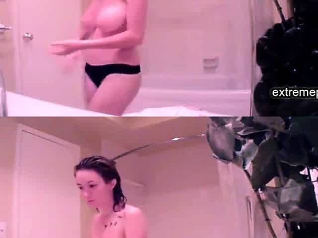 Peeping at my busty 21yo stepdaughter