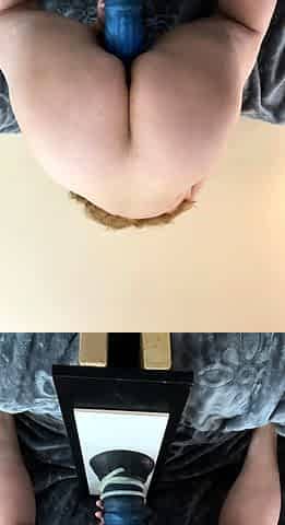Big boobs milf masturbates with her dildo
