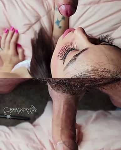 Hot brunette foot fetish play