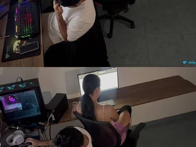 Office Sex, Lots of Squirting and Rough Sex