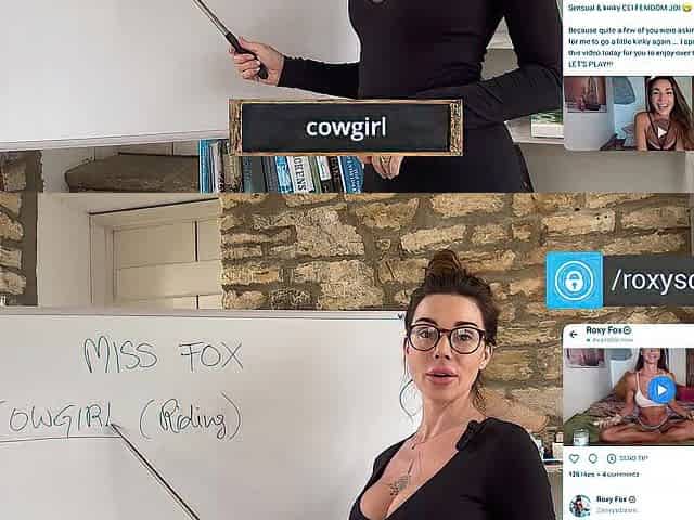 COWGIRL POSITION - Sex Tutorial with Miss Fox