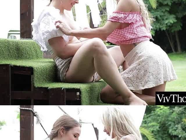 Pretty latin chick joy her curvy lesbo lover