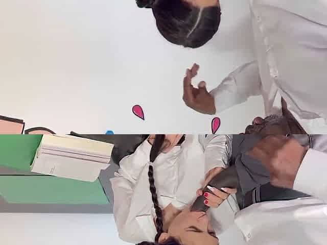 Teen Fucked On The Table By Her Huge Cock Teacher