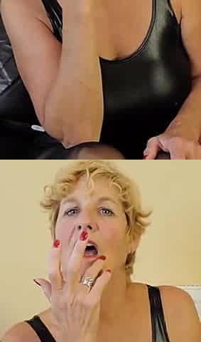 Love the Feel of Pantyhose/tights on My Tight Sweet Pussy & Then After a Gentle Finger Masturbation I Use My Huge Wand