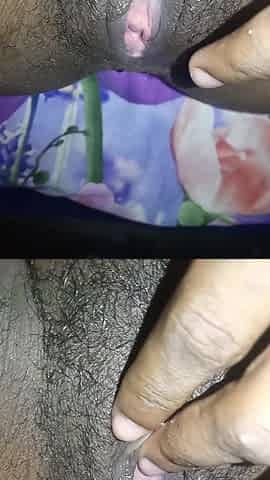 Teasing Spreading My Wet Hairy Pussy Closeup