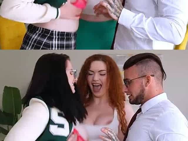 PAWG Besties Sharing Tutors Hard Dick on Anatomy Class