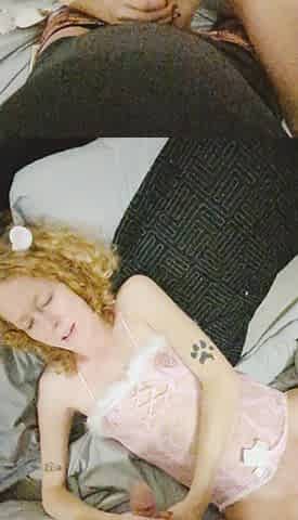 POV Pregnant Bunny Lingerie Fucked and Creampied