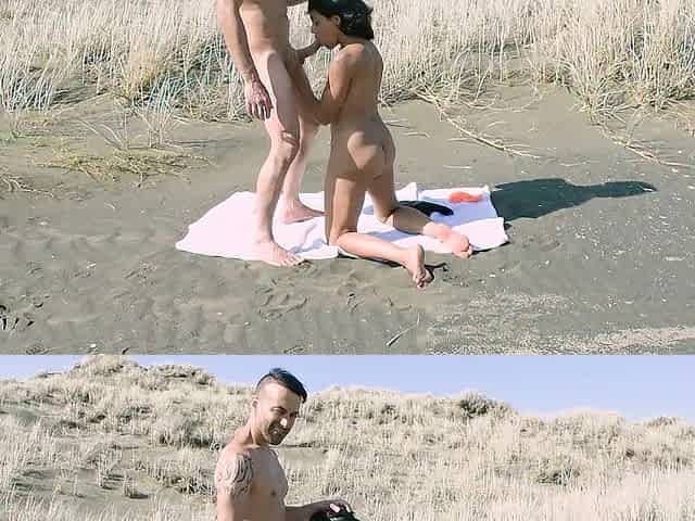 Lustful Wyld Yasmin Gets Banged on a Public Beach