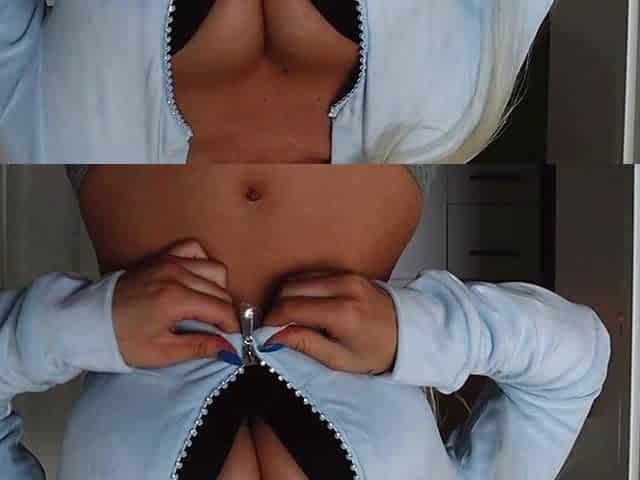 Amateur blond girl with big boobs getting fucked