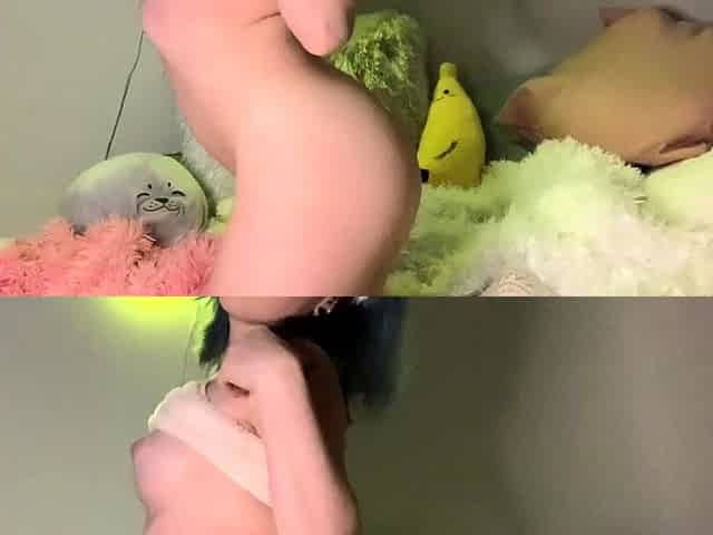 Stacked brunette goes solo toys and masturbation