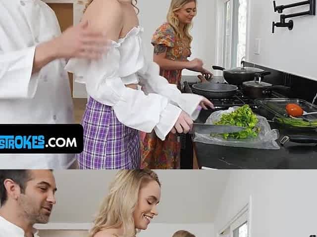 Charming Blond Skinny Thick Krissy Knight In: A Hobby in Common