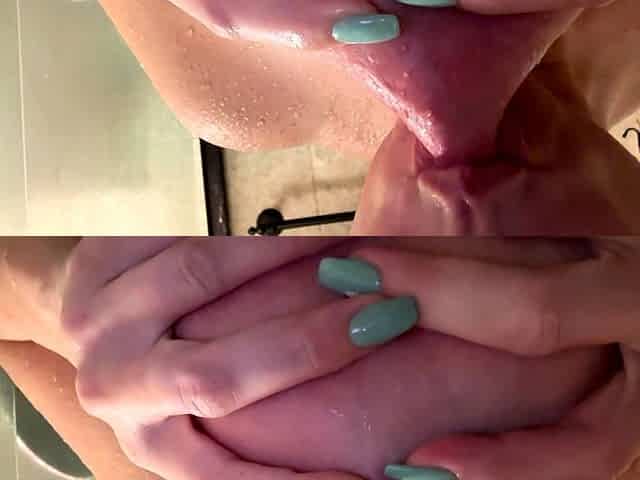 Beautiful brunette with big boobs jerk off instrucions
