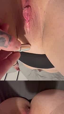 Pussy Fucked with 4 Dildos Till Orgasm