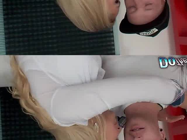 Blond Wife Barra Brass Butt Screwed and Creampied by a Stranger