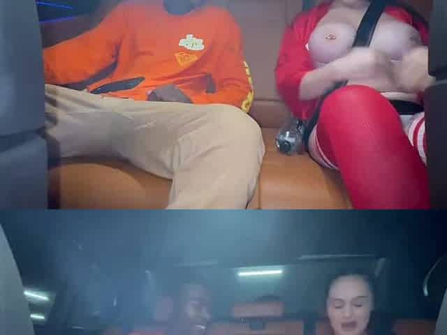 Emily Norman Explores Sensual Public Uber Blowjob With Intense Desire