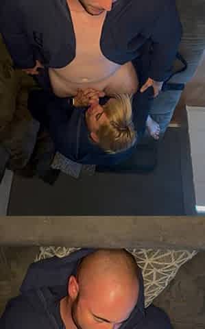 Blonde MILF&hot Boy Fucking in Bathrobe, Intense Hot Intimate Orgasmic Dirty Wet Hard