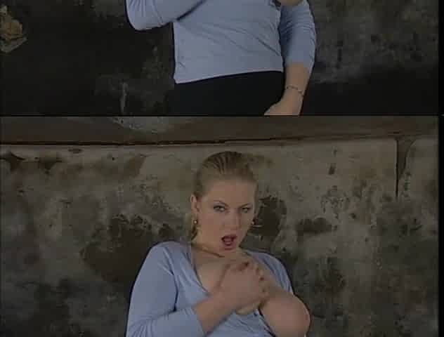 Horny Busty Blonde Gets Fucked in a Country House