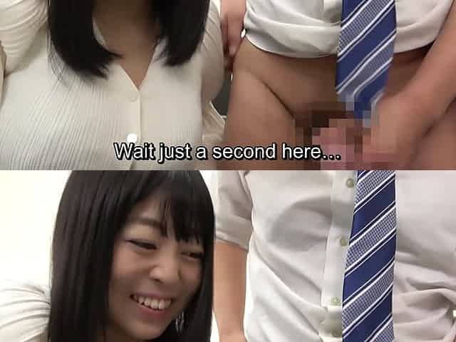 Busty and plump Japanese housewives reverse threesome
