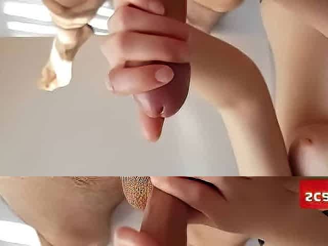 Teen POV Handjob Masturbation Cumshot Compilation