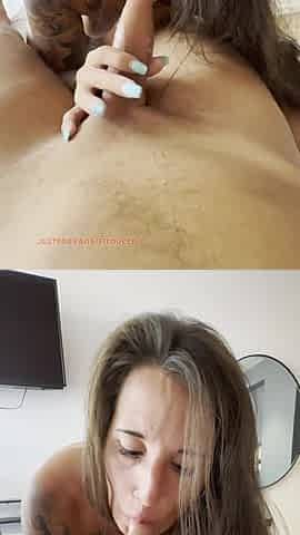 I sucked her off exposed after the shower?