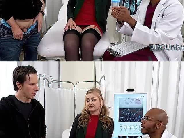 BBC Doctor Bangs Wife Whilst Cuck Hubby Watches