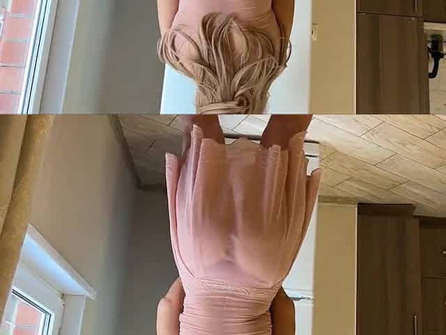 Transparent costume on large butt mother I'd like to fuck aroused for anal-act of love
