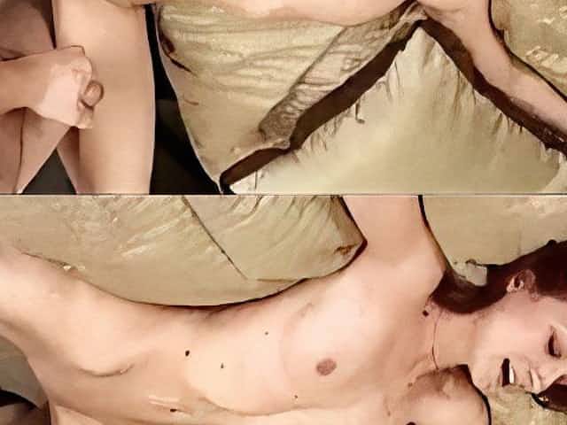 Cumshot compilation of all these girls getting covered in it