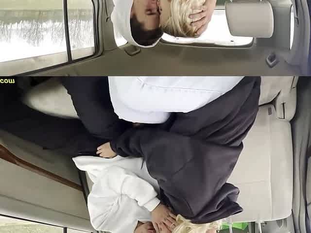 teen rough fucked in car during roadside assistance