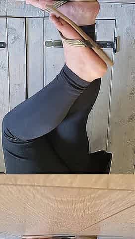 Flawless slipper clapping on my flawless marvelous feet.