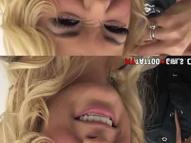 Shyla Stylez Sexy Interview Before a Tattooing Session - AltErotic