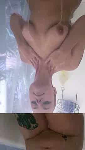 Solo blonde chick using cucumber to masturbate