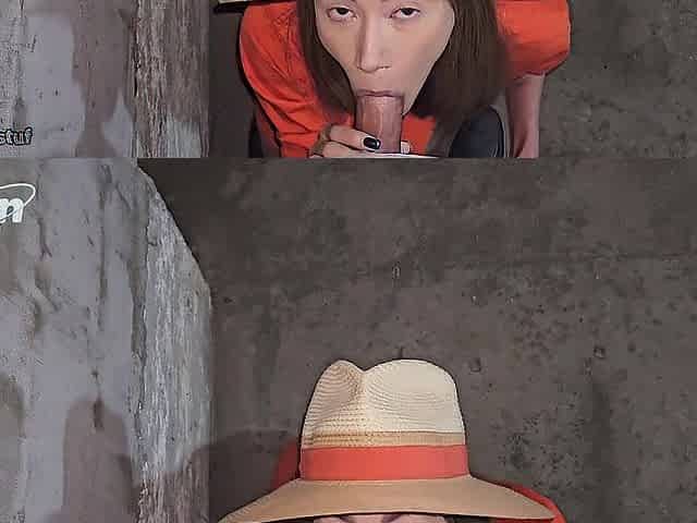 Stranger Angel in a Hat Sucked on the Street and Invited Her to Her Home to Fu...