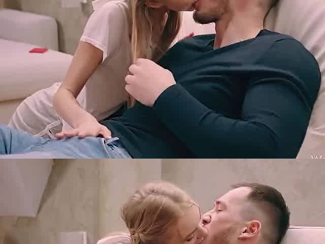 A Skinny Russian Girl Deftly Exposed Her Smooth Pussy