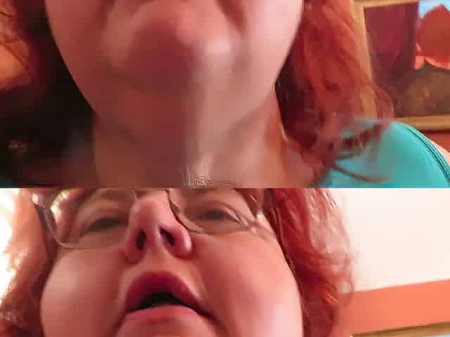 Gum chewing and blowing by Wicked Nurse Vicki